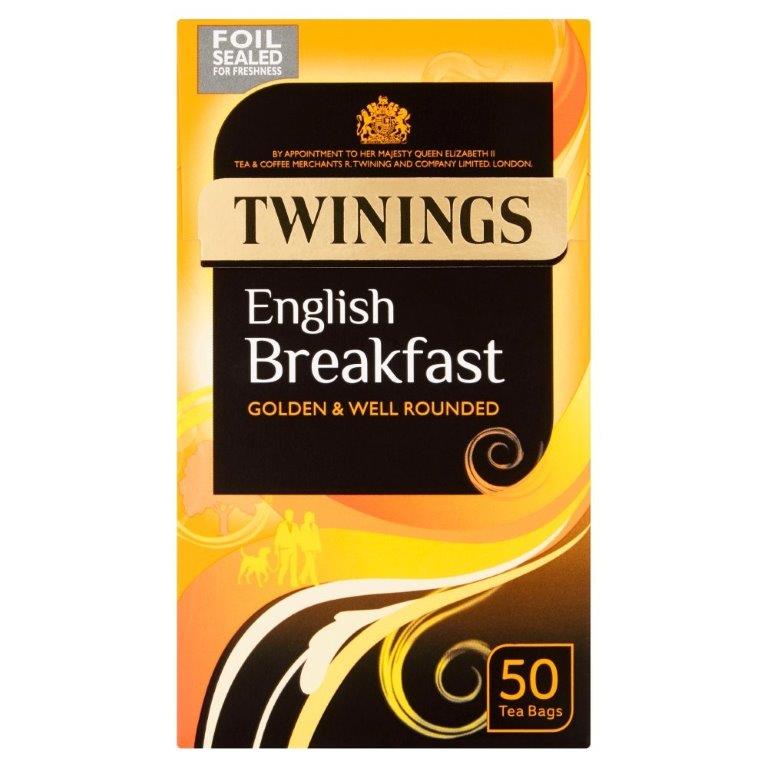 Twinings English Breakfast Tea Bags 50s 125g