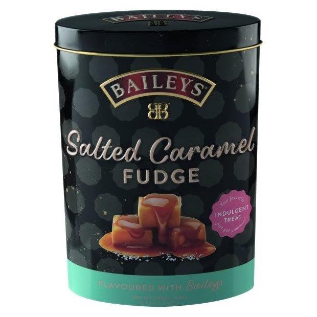 Baileys Sea Salt & Caramel Fudge In Tin 250g (Contains Alcohol)