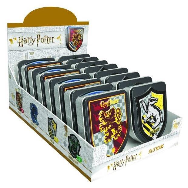Harry Potter Crest Tins Filled With 4 Flavours Of Jelly Beans 28g