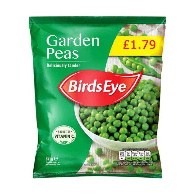 Birds Eye Garden Peas 375g PM £1.79