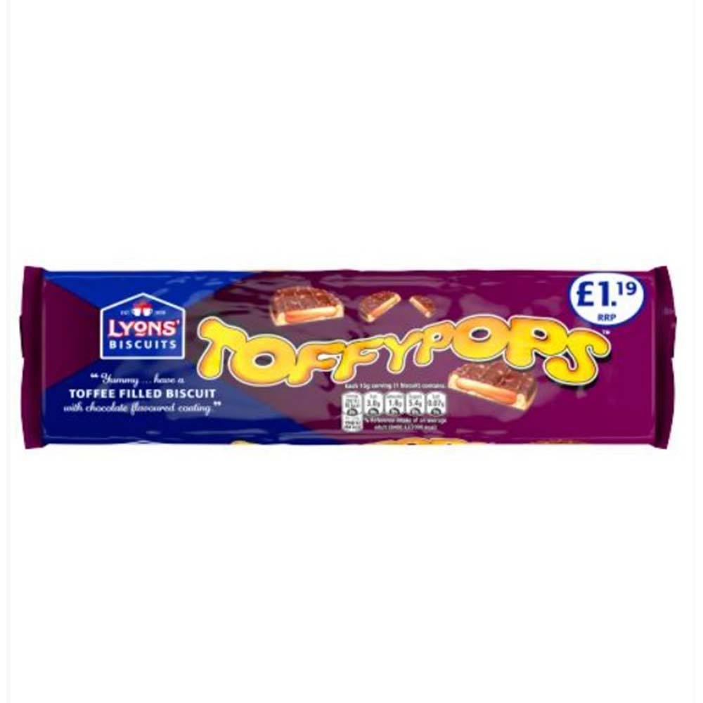 Lyons Biscuits Toffee Filled PM £1.19 8pk 120g