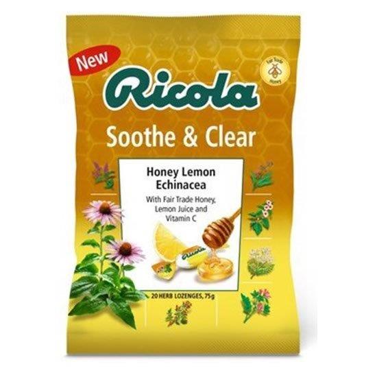 Ricola Honey Lemon & Echinacea Bag 75g NEW