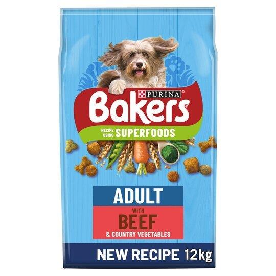 Bakers Adult Beef & Vegetable 12Kg
