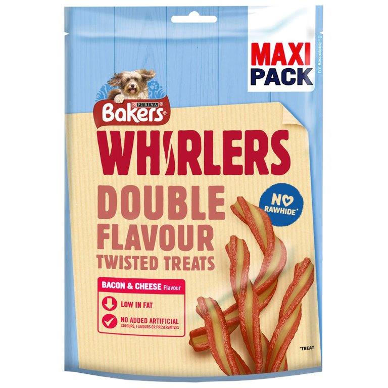 Bakers Dog Treats Whirlers Bacon & Cheese 270g