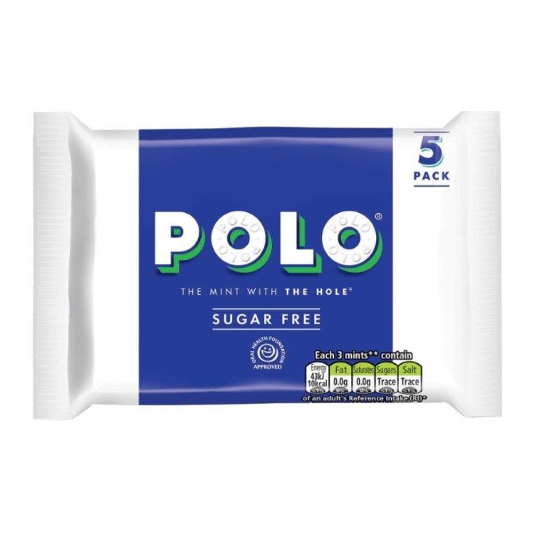 Polo Mint Sugar Free 5pk (5 x 24.5g) 122.5g