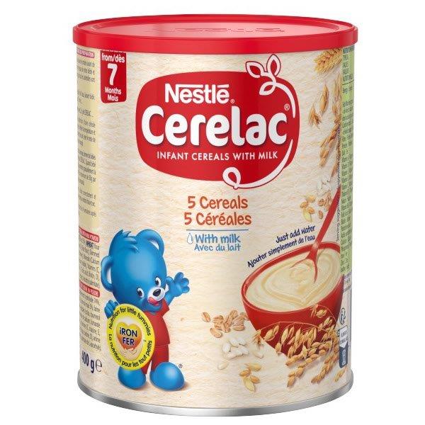 Cerelac 5 Cereals & Milk Infant Cereal 400g