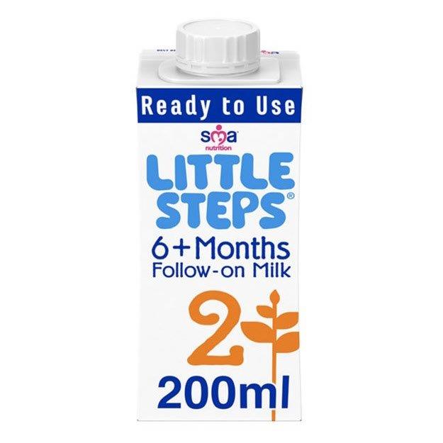 SMA Little Steps Follow-On Milk 6mth+ 200ml