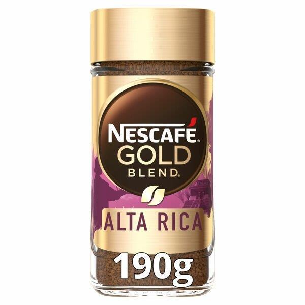 Nescafe Gold Blend Alta Rica Instant Coffee 190g (HS)