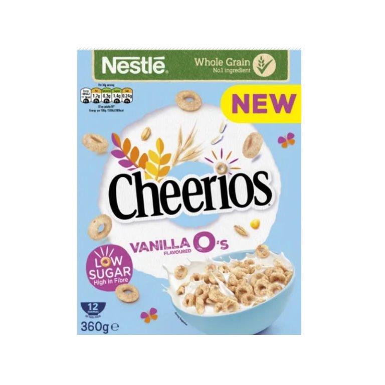 Nestle Cheerios Vanilla Os 360g NEW