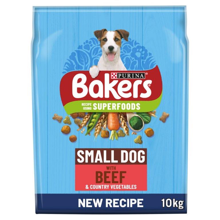 Bakers Small Dog Beef & Vegetables Dry Dog Food 10kg