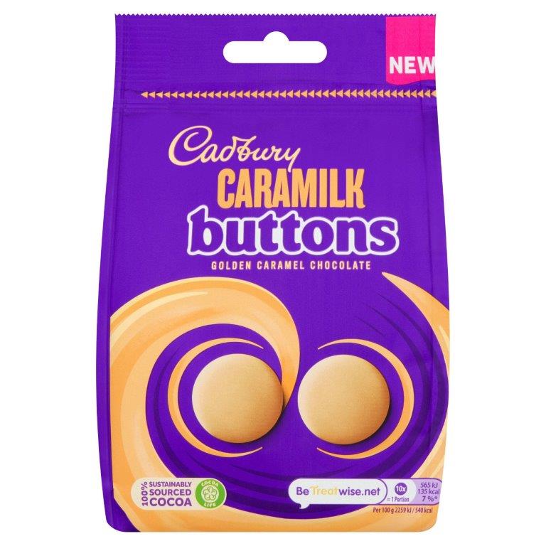 Cadbury Caramilk Buttons Chocolate Bag 105g (HS)