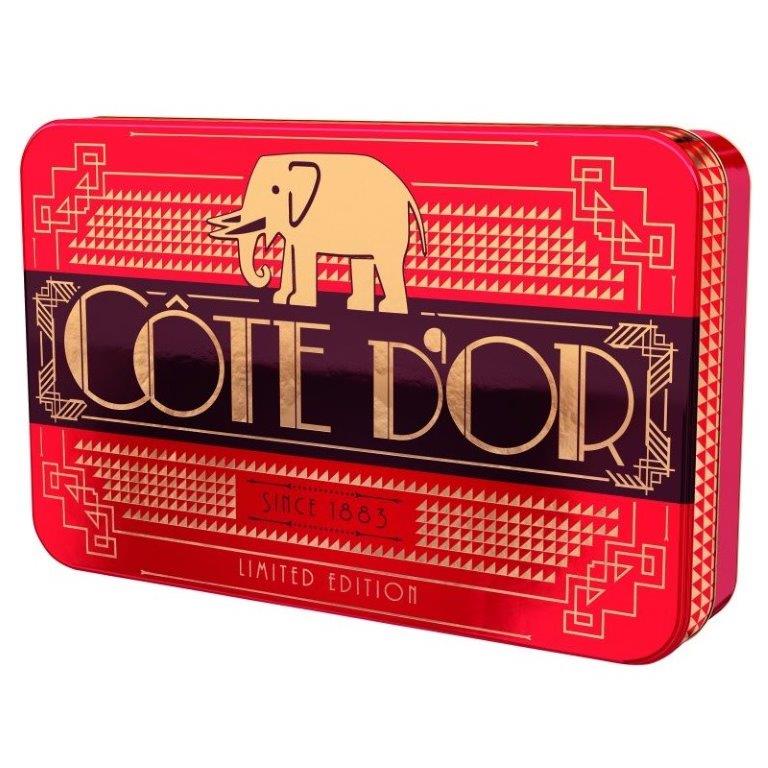 Cote D'Or Vintage Tins Containing An Assortment Of Classic Miniatures 306g