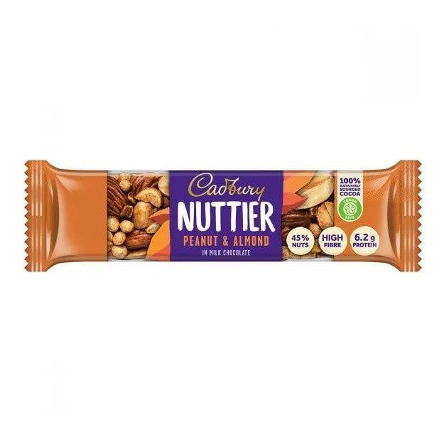 Cadbury Nuttier Peanut & Almond Chocolate 35g