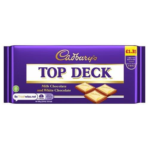 Cadbury Dairy Milk Top Deck PM £1.35 95g NEW