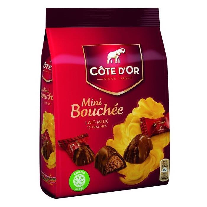 Cote D'Or Milk Chocolate Mini Bouchees In Pouch 122g