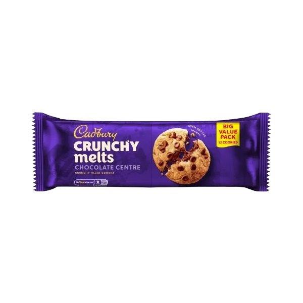 Cadbury Crunchy Melts Choco Chip Cookies 312g NEW
