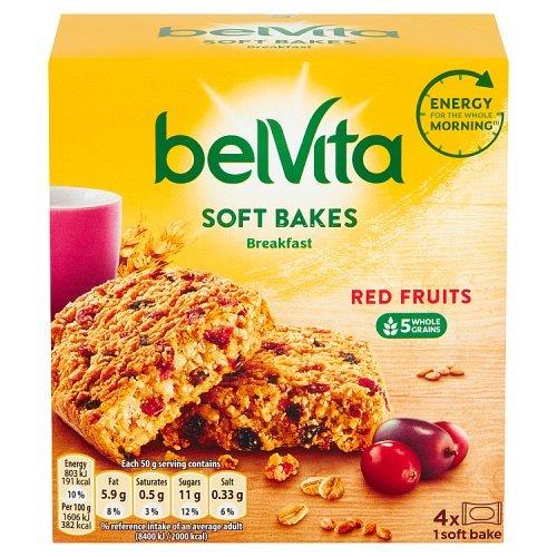 Belvita Breakfast Biscuits Red Berries 200g NEW