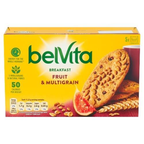 Belvita Breakfast Biscuits Fruit & Multigrain 225g