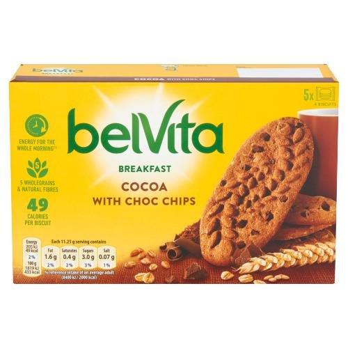Belvita Breakfast Biscuits Cocoa & Choc Chips 225g