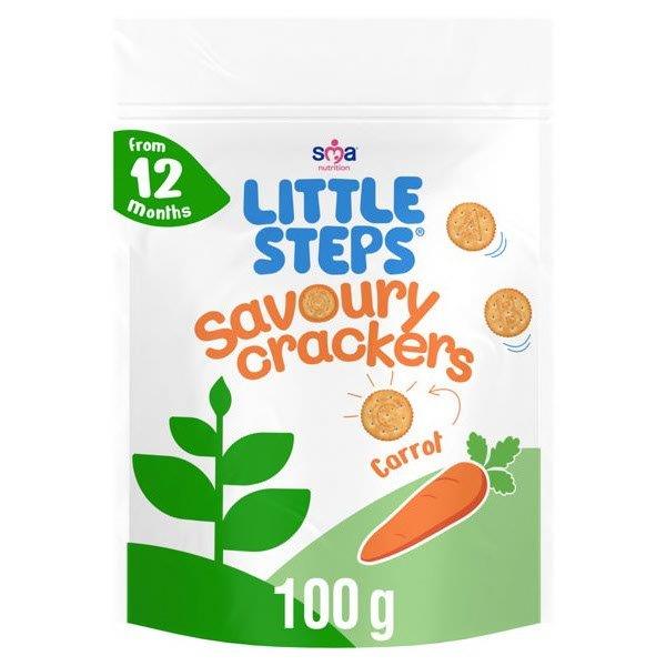 SMA Little Steps Cracker Carrot 100g