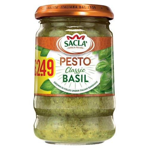 Sacla Basil Pesto PM £2.49 190g