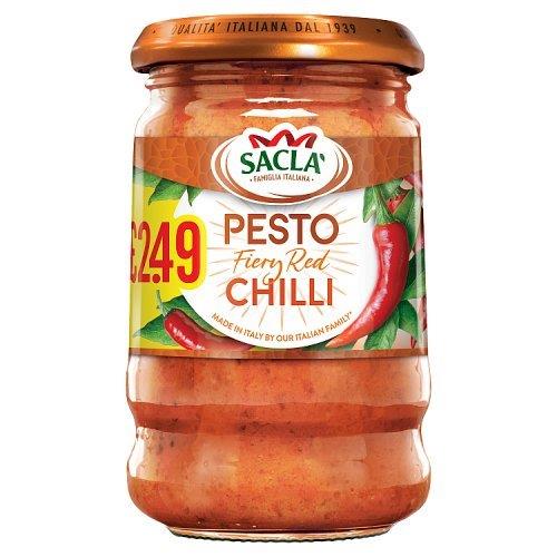 Sacla Chilli Pesto PM £2.49 190g