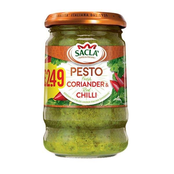 Sacla Coriander & Chilli Pesto £PM 2.49 190g