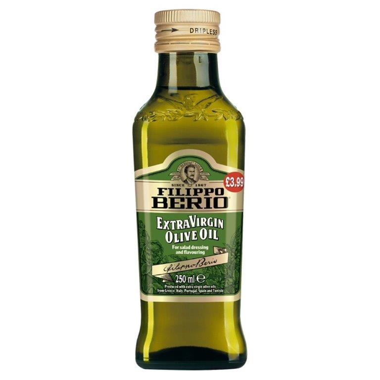 Filippo Berio Extra Virgin Olive Oil PM 3.99 250ml