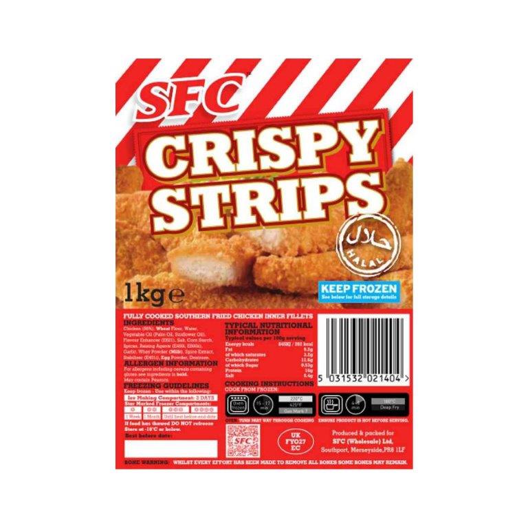 SFC Crispy Chicken Strips 1kg
