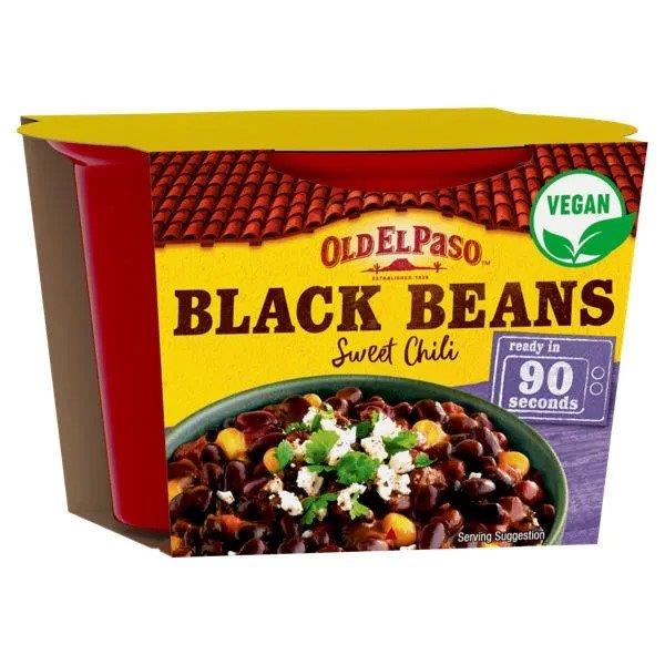 Old El Paso Black Beans Sweet Chili 300g