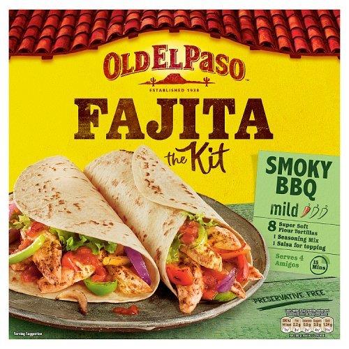 Old El Paso BBQ Fajita Kit PM £3.19 500g