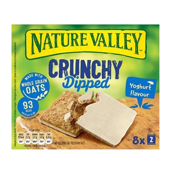 Nature Valley Crunchy Dipped Yoghurt 8pk 160g NEW (HS)