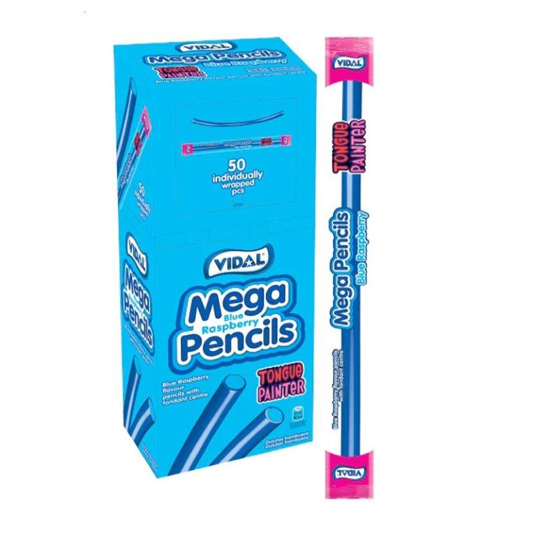 Vidal Wrapped Rainbow Mega Pencils 50s 23g