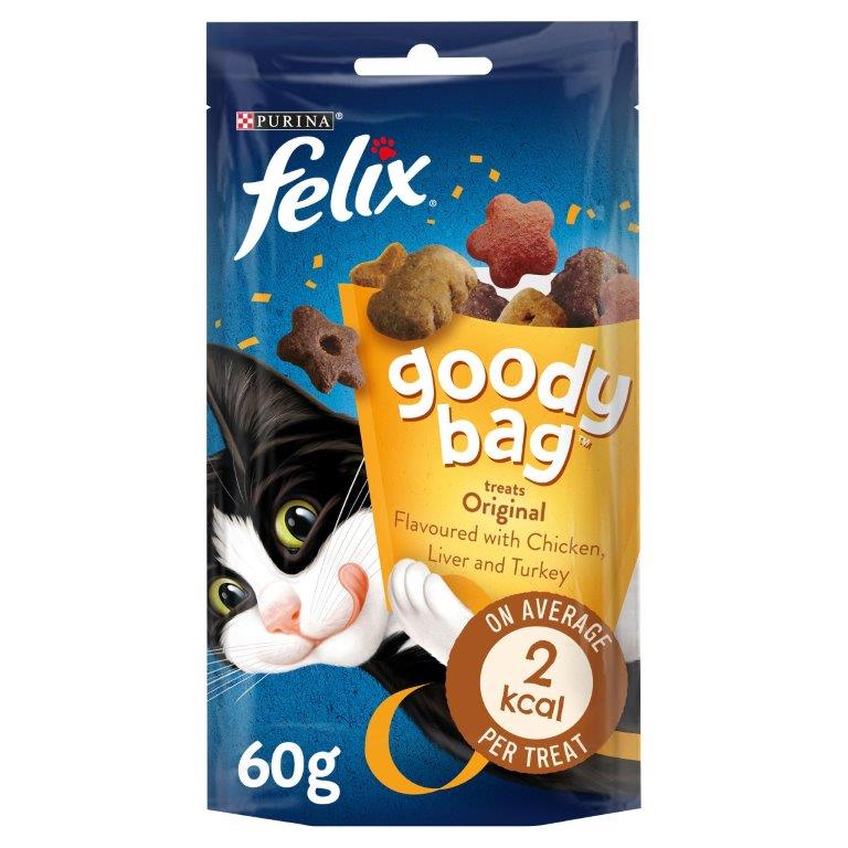 Felix Good Bag Cat Treats Original Mix PM £1.19 60g
