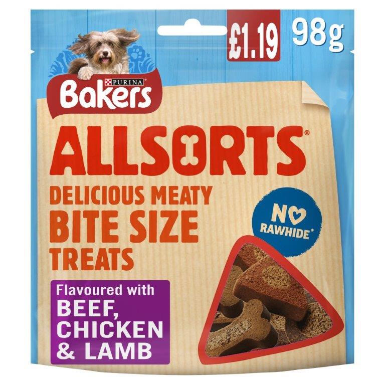 Bakers Allsorts PM £1.19 98g
