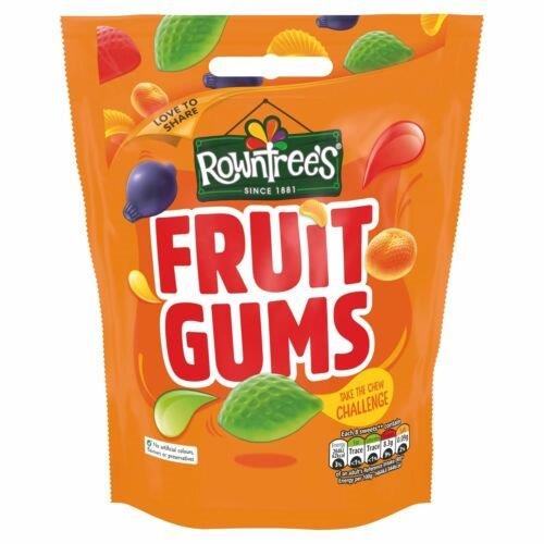 Rowntrees Fruit Gums Pouch PM £1.25 120g