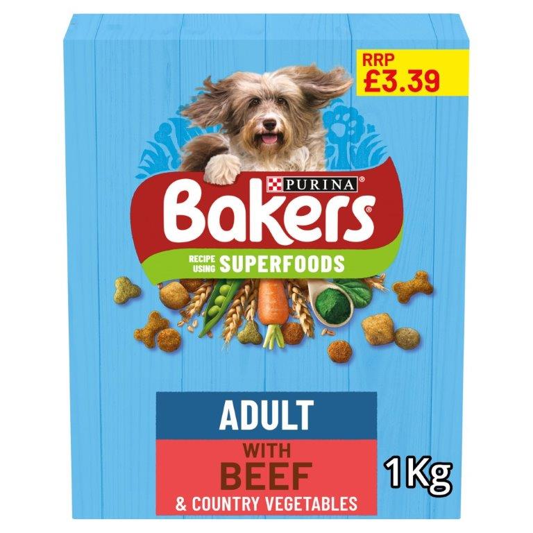 Bakers Adult Tasty Beef & Country Vegetables PM £ 3.39 1kg