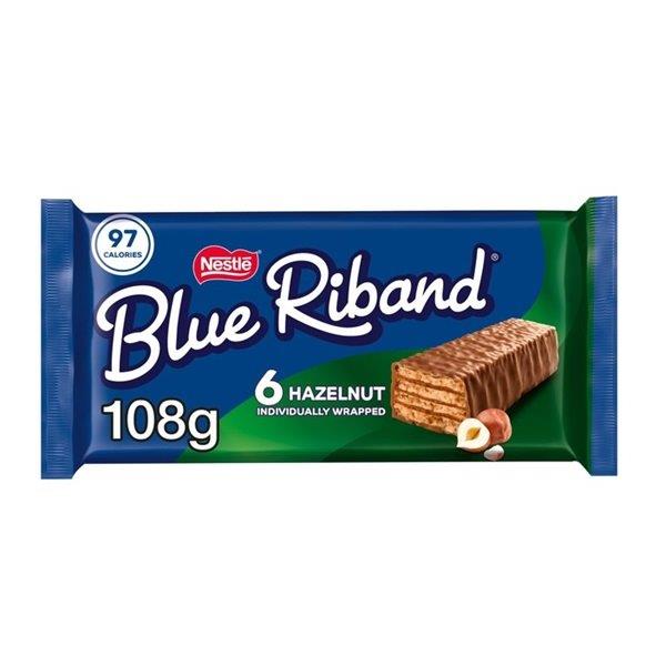 Blue Riband Hazelnut 6pk (6 x 18g) NEW