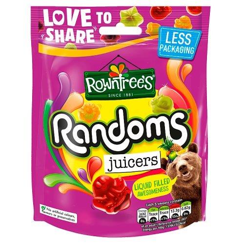 Rowntrees Pouch Randoms Juicers 140g NEW
