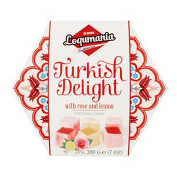 Loqumania Fez Hat Rose & Lemon Turkish Delight 275g