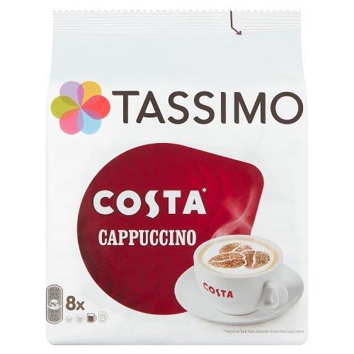 Tassimo Costa Cappuccino Coffee Pods 8pk 280g