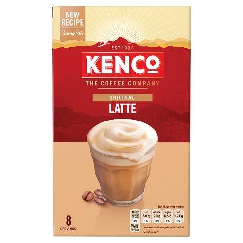 Kenco Instant Latte Cappuccino (8 x 16.3g) 130.4g