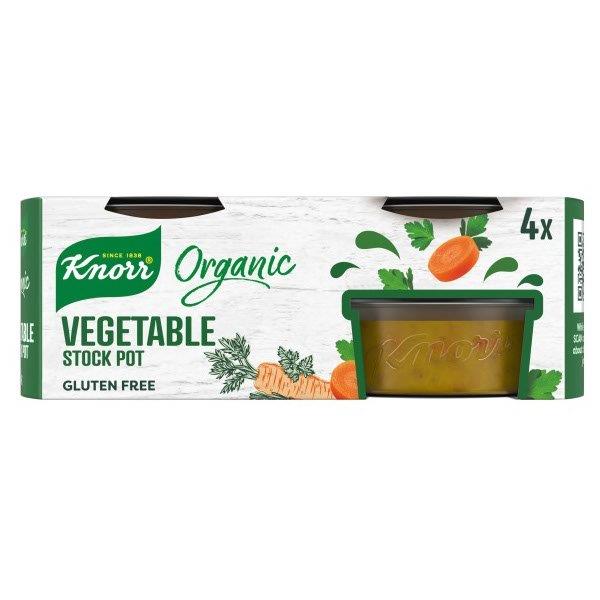 Knorr Organic Vegetable Stock Pot 4s (4 x 26g) 104g