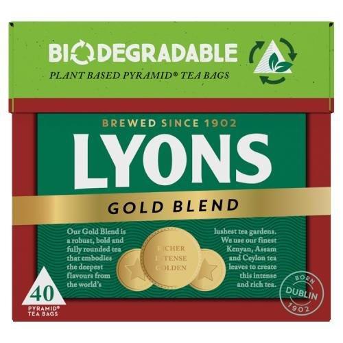 Lyons Tea bags Gold 40s 116g