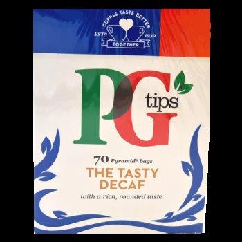 PG Tips Tea Bags Decaff Pyramid PM £2.65 70s