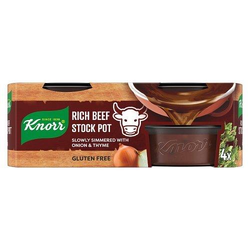 Knorr Stock Rich Beef Pot (4 x 28g)