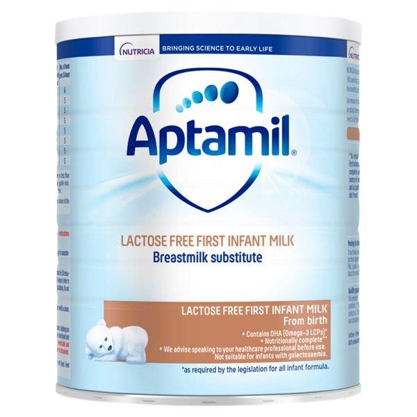Aptamil Lactose Free First Infant Milk from Birth 400g