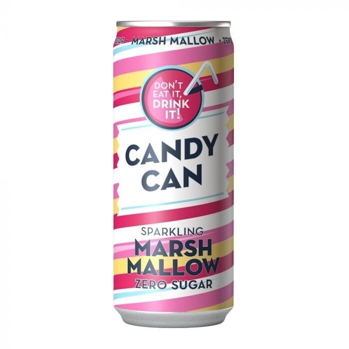 Candy Can Sparkling Marsh Mallow Zero Sugar Can 330ml