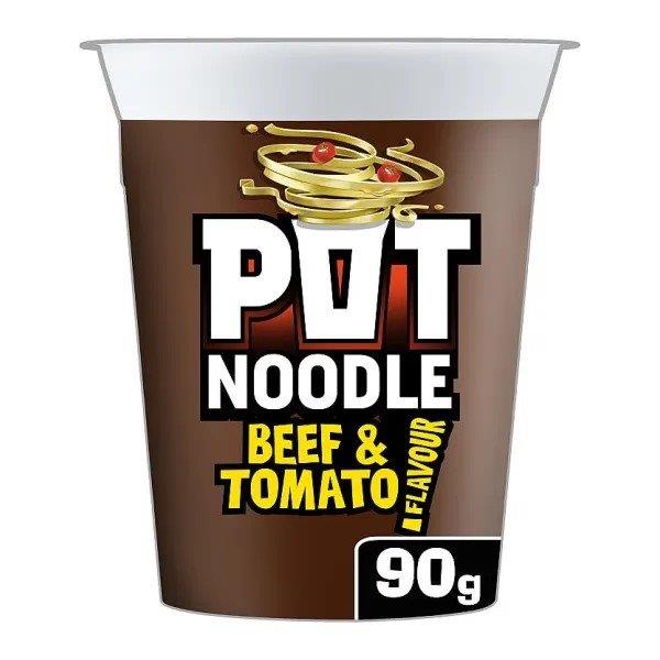 Pot Noodle Cup Beef & Tomato PM £1.25 90g