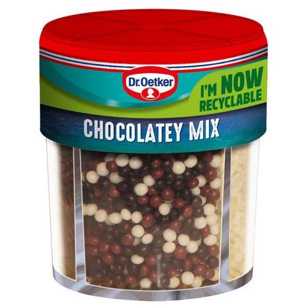 Dr Oetker Chocolatey Mix 4 Cell Sprinkles 93g